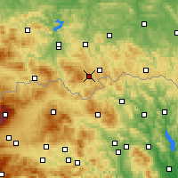 Nearby Forecast Locations - Krynica-Zdrój - Carte