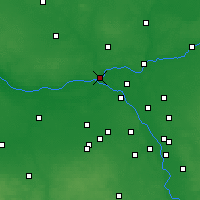 Nearby Forecast Locations - Nowy Dwór Mazowiecki - Carte