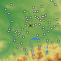Nearby Forecast Locations - Orzesze - Carte