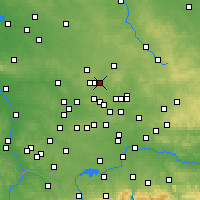 Nearby Forecast Locations - Piekary Śląskie - Carte