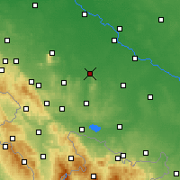 Nearby Forecast Locations - Strzelin - Carte