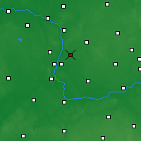 Nearby Forecast Locations - Swarzędz - Carte
