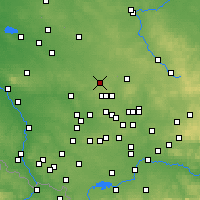 Nearby Forecast Locations - Tarnowskie Góry - Carte