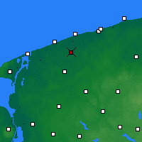 Nearby Forecast Locations - Trzebiatów - Carte
