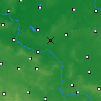 Nearby Forecast Locations - Wschowa - Carte