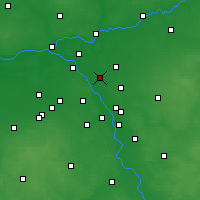 Nearby Forecast Locations - Ząbki - Carte