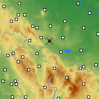 Nearby Forecast Locations - Ząbkowice Śląskie - Carte