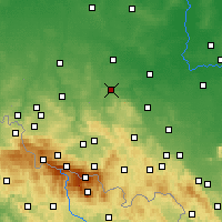 Nearby Forecast Locations - Złotoryja - Carte