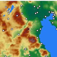 Nearby Forecast Locations - Elatochóri - Carte