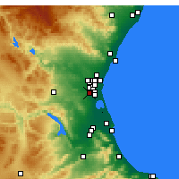 Nearby Forecast Locations - Torrent - Carte