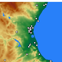 Nearby Forecast Locations - Paiporta - Carte