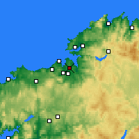 Nearby Forecast Locations - Oleiros - Carte