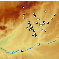 Nearby Forecast Locations - Móstoles - Carte