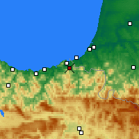Nearby Forecast Locations - Irun - Carte