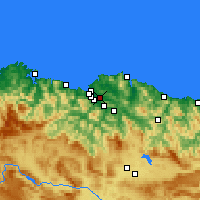 Nearby Forecast Locations - Erandio - Carte