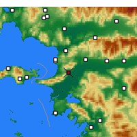 Nearby Forecast Locations - Söke - Carte