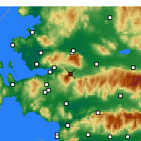 Nearby Forecast Locations - Kemalpaşa - Carte