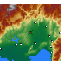 Nearby Forecast Locations - İmamoğlu - Carte