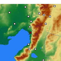 Nearby Forecast Locations - Dörtyol - Carte