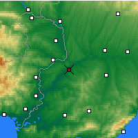 Nearby Forecast Locations - Uzunköprü - Carte