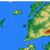 Nearby Forecast Locations - Ténédos - Carte