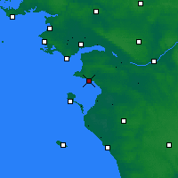 Nearby Forecast Locations - Pornic - Carte