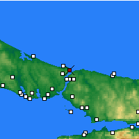Nearby Forecast Locations - Rumelifeneri - Carte
