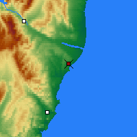 Nearby Forecast Locations - Oamaru - Carte