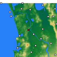 Nearby Forecast Locations - Ngāruawāhia - Carte