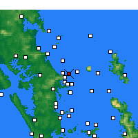 Nearby Forecast Locations - Cape Rodney - Carte