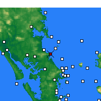 Nearby Forecast Locations - Mangawhai Heads - Carte
