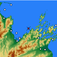 Nearby Forecast Locations - Whangamoa - Carte