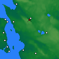 Nearby Forecast Locations - Ljungbyhed - Carte