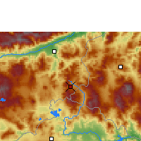 Nearby Forecast Locations - Esquipulas - Carte