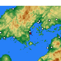 Nearby Forecast Locations - Iwakuni - Carte