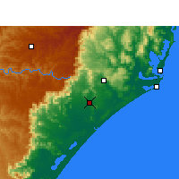 Nearby Forecast Locations - Criciúma - Carte
