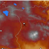 Nearby Forecast Locations - Gyumri - Carte