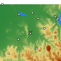 Nearby Forecast Locations - Wangaratta - Carte
