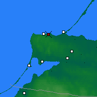 Nearby Forecast Locations - Pionerski - Carte