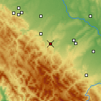 Nearby Forecast Locations - Dolyna - Carte