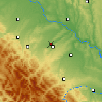 Nearby Forecast Locations - Kalouch - Carte