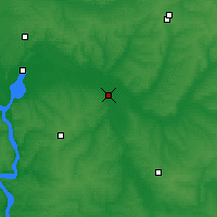 Nearby Forecast Locations - Pavlohrad - Carte