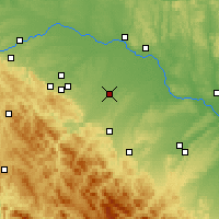 Nearby Forecast Locations - Stryï - Carte