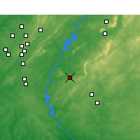 Nearby Forecast Locations - Sylacauga - Carte