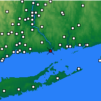 Nearby Forecast Locations - Old Saybrook - Carte