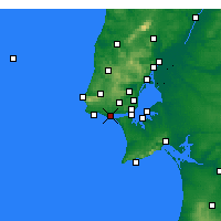Nearby Forecast Locations - Oeiras - Carte