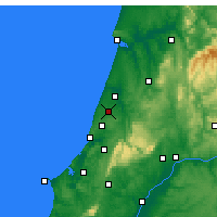 Nearby Forecast Locations - Marinha Grande - Carte