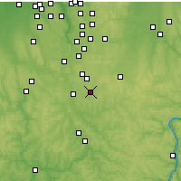 Nearby Forecast Locations - Canton - Carte