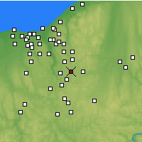Nearby Forecast Locations - Kent - Carte