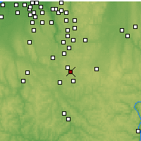Nearby Forecast Locations - North Canton - Carte